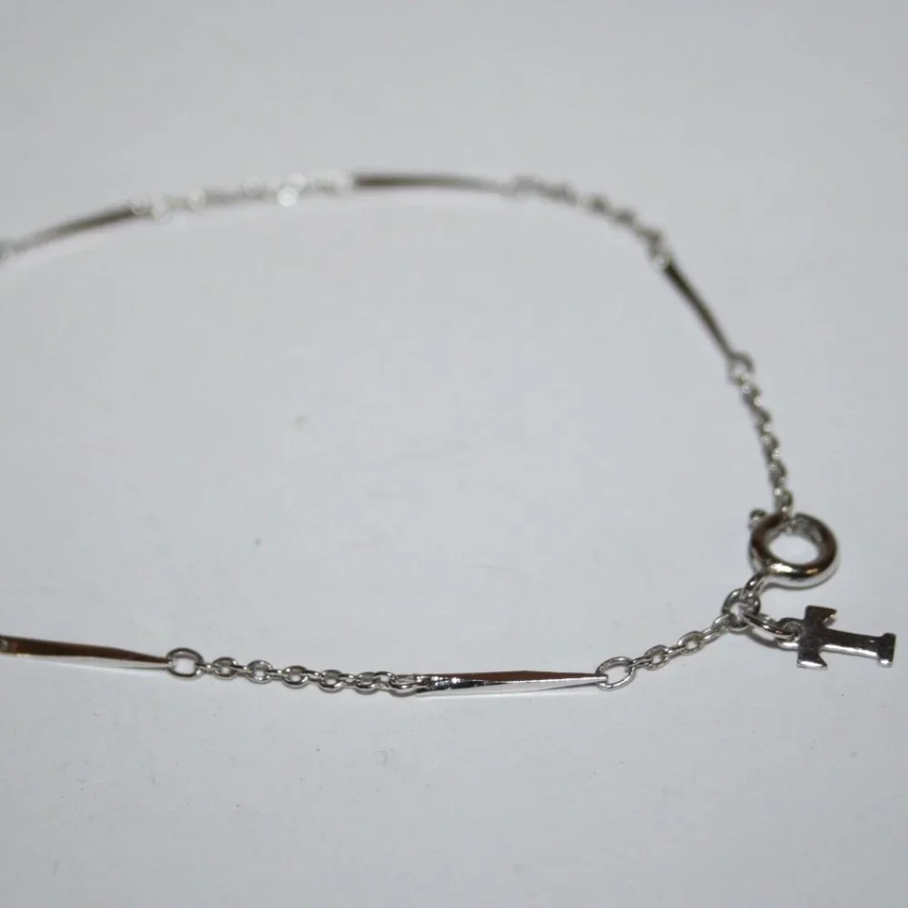 Beautiful silver chain bracelet 7.25